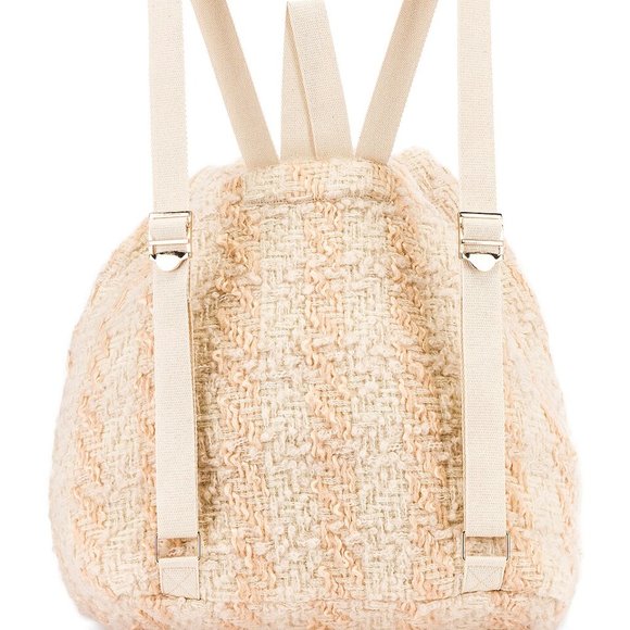 LoveShackFancy Kiwi Bag in Harvest White